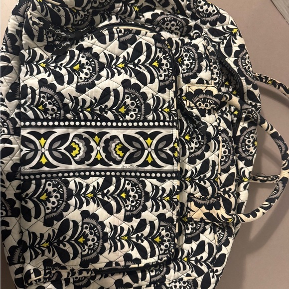 Vera Bradley Black and White Floral Duffle Bag main image 7